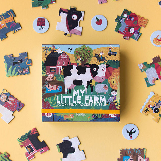 Londji My Little Farm Pocket Puzzle