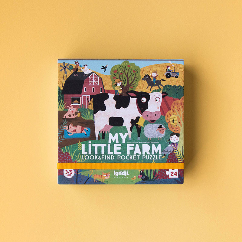 Londji My Little Farm Pocket Puzzle